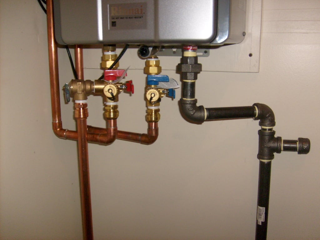 Tankless Water Heater — Heating Help The Wall